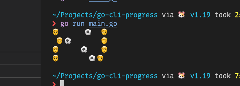 Messy output in the terminal when user presses enter